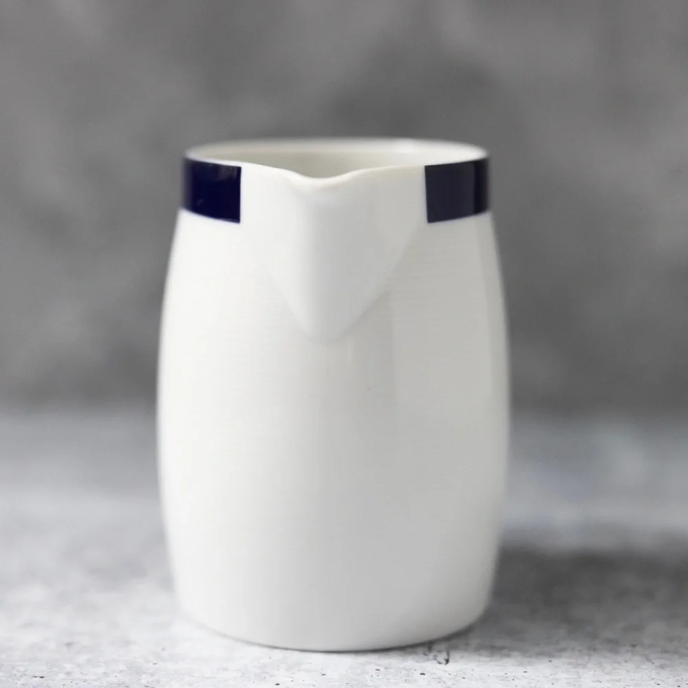 Crate & Barrel Archive Blue White Creamer Kathleen Wills Japan 2007